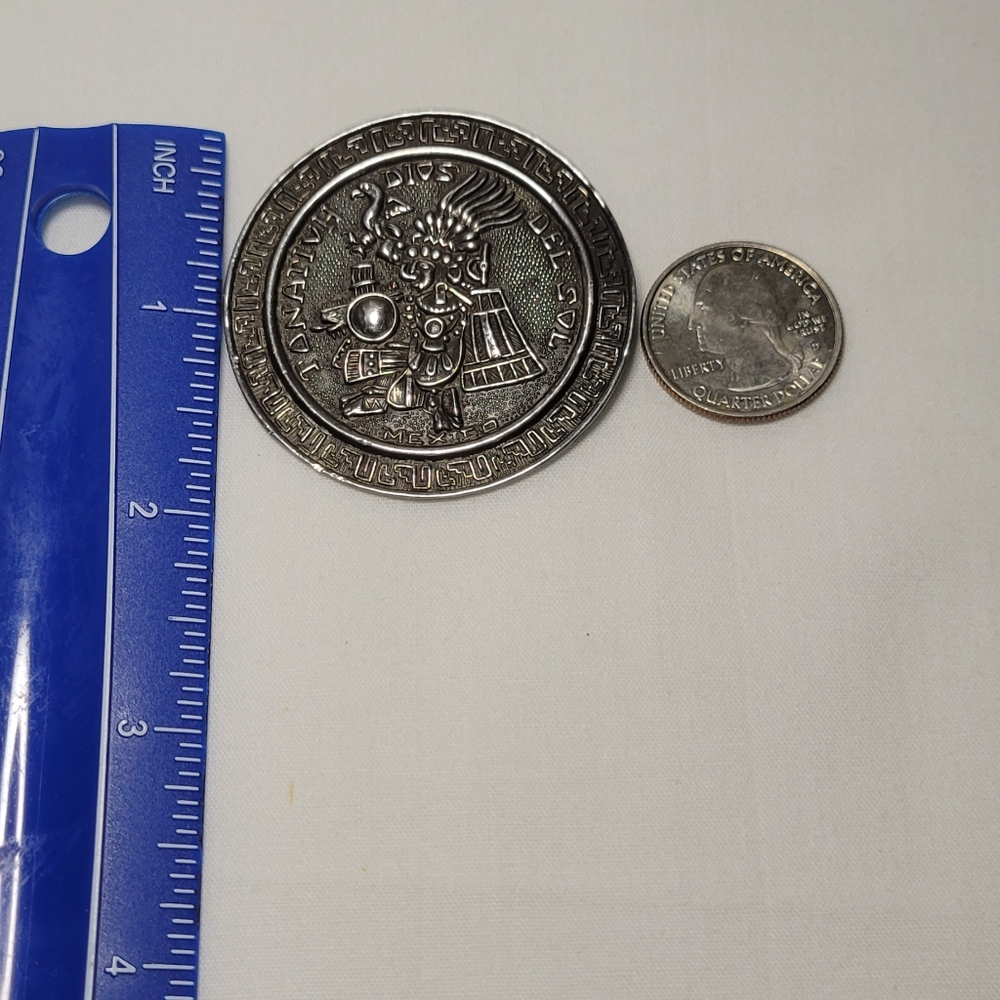 💢💢925 SILVER VINTAGE HECHO EN MÉXICO PENDANT - Picture 7 of 12